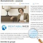 Rentabiliweb : analyse selon dividende.be