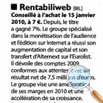 Rentabiliweb conseillé à l'achat